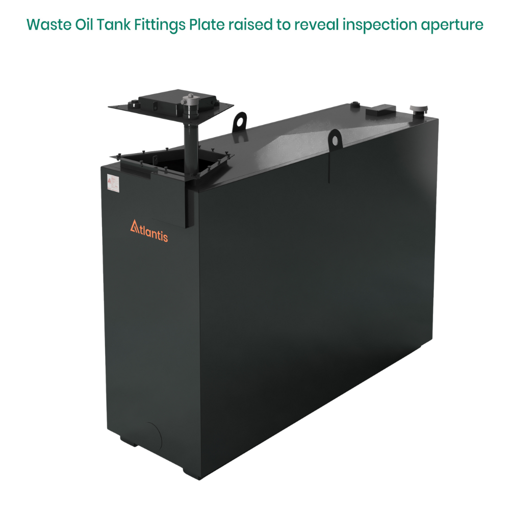 1050 Litre Steel Bunded Imperium® Waste Oil Tank