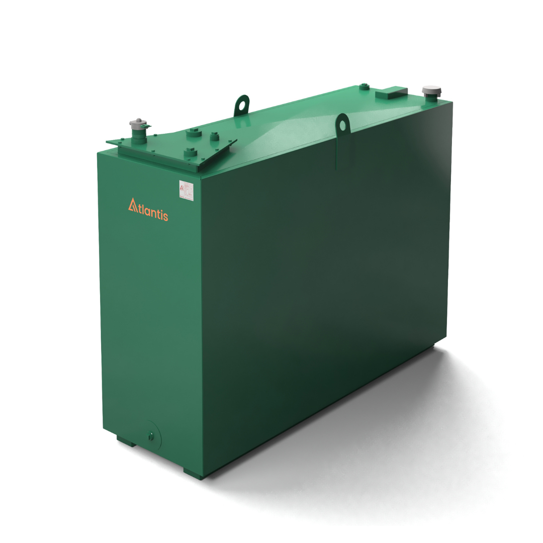 1050 Litre Steel Bunded Oil Tank - Atlantis