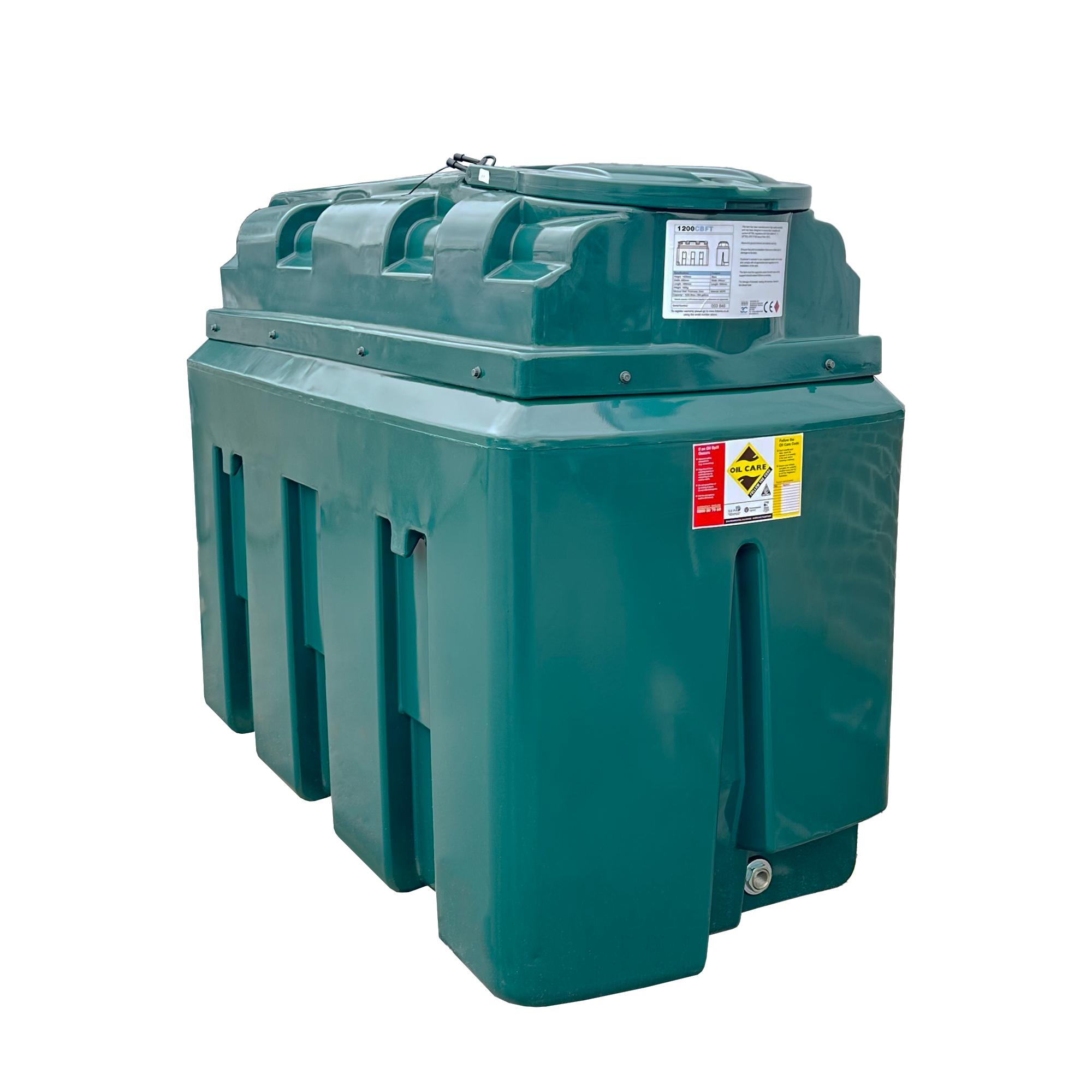 1200 Litre Plastic Bunded Oil Tank