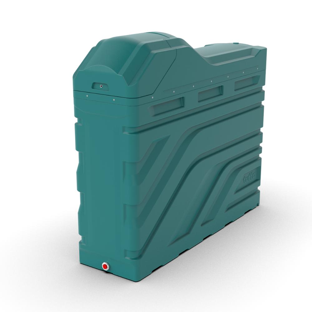 1250 Litre Slimline Plastic Bunded Oil Tank - Tuffa Tanks