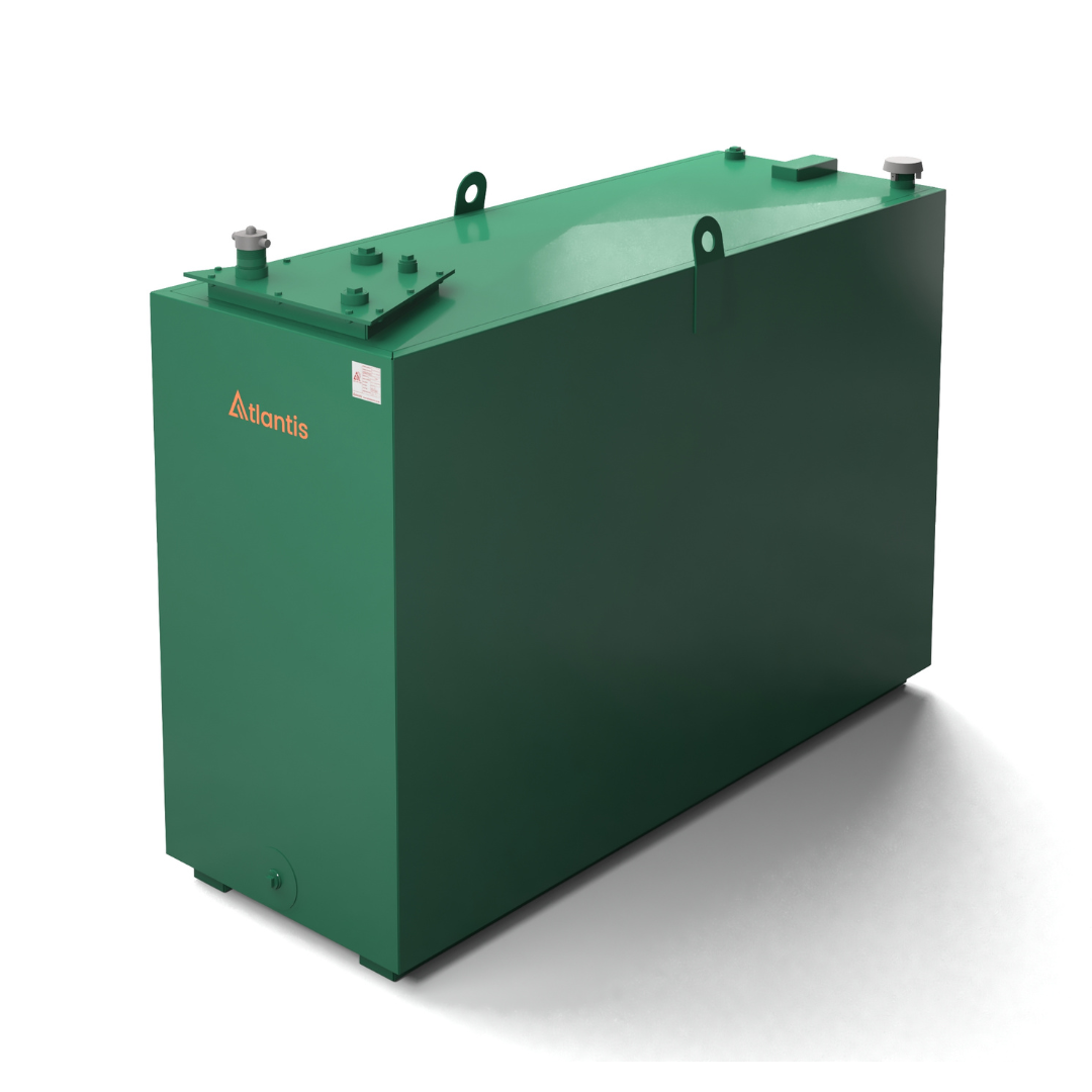 1350 Litre Steel Bunded Oil Tank - Atlantis