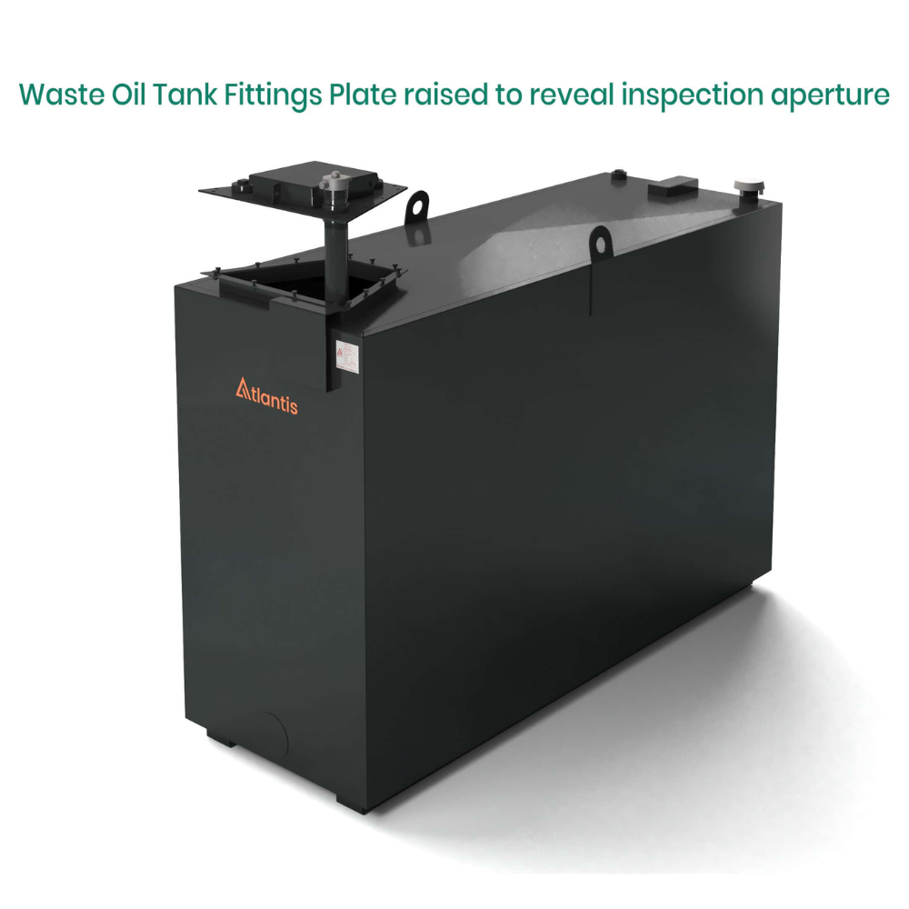 1350 Litre Steel Bunded Imperium® Waste Oil Tank