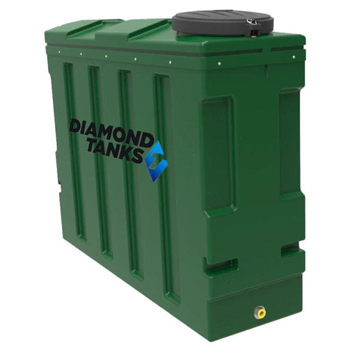 1400 Litre Slimline Bunded Oil Tank - Diamond 1400SSL