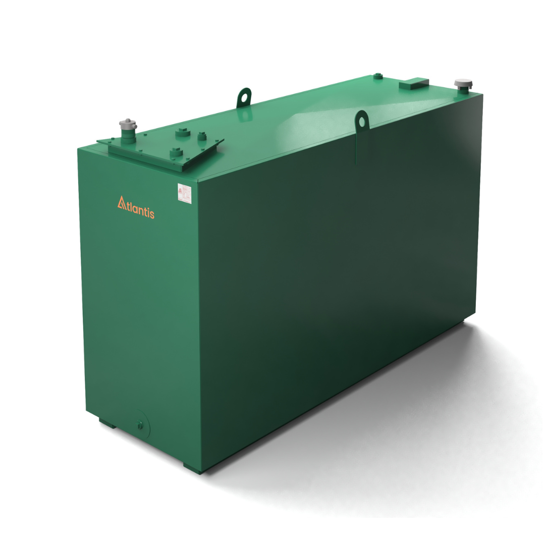 1650 Litre Steel Bunded Oil Tank - Atlantis