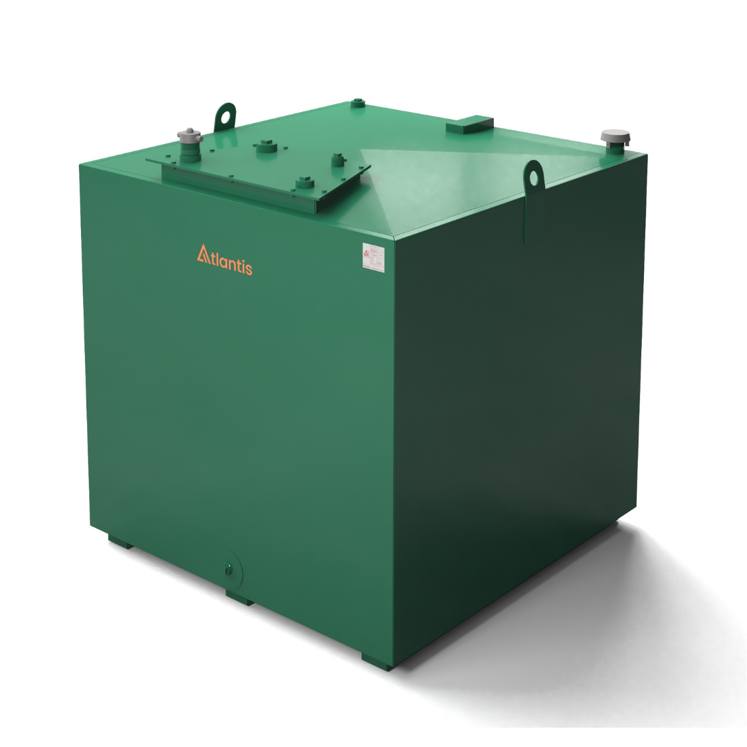 1800 Litre Steel Bunded Oil Tank - Atlantis