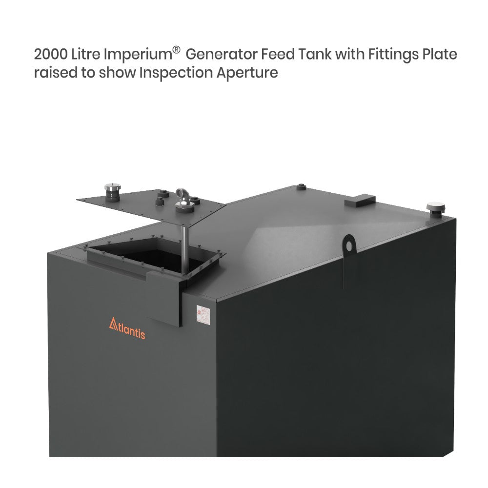 2000 Litre Steel Bunded Imperium® Generator Feed Tank - view 4