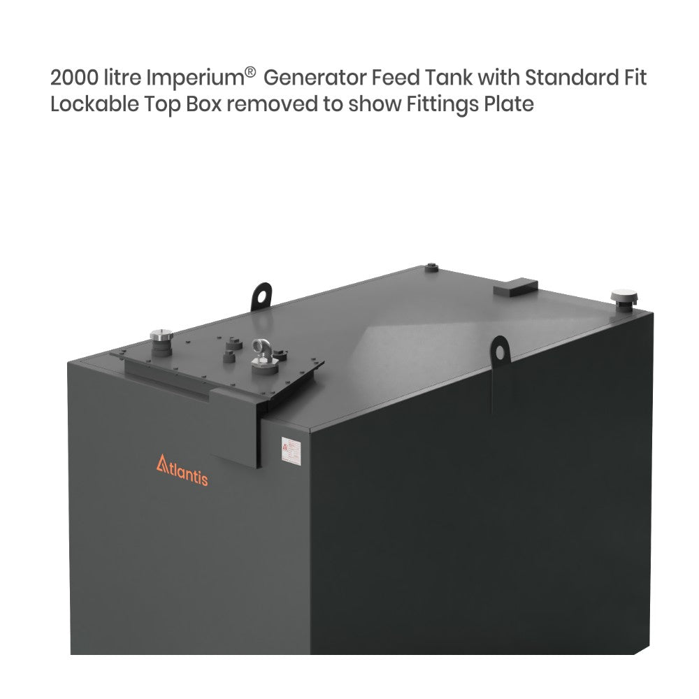 2000 Litre Steel Bunded Imperium® Generator Feed Tank - view 3