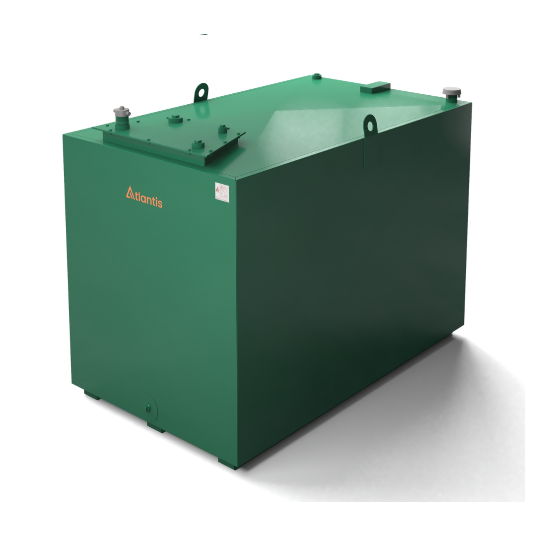 2000 Litre Steel Bunded Oil Tank - Atlantis