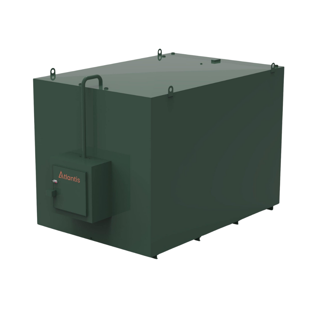 20,000 Litre Steel Bunded Oil Tank c/w Fill Point Cabinet - Atlantis