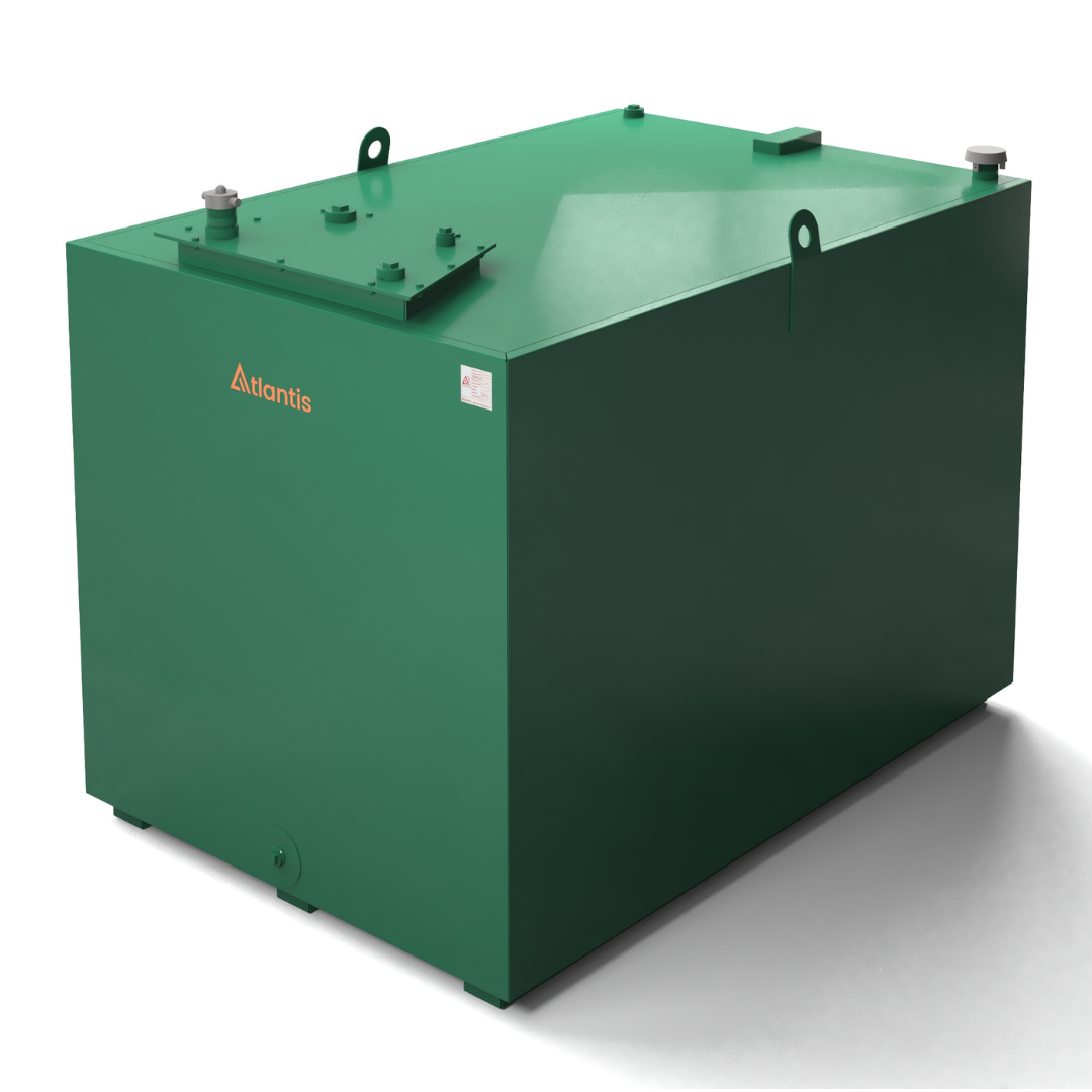 2250 Litre Steel Bunded Oil Tank - Atlantis