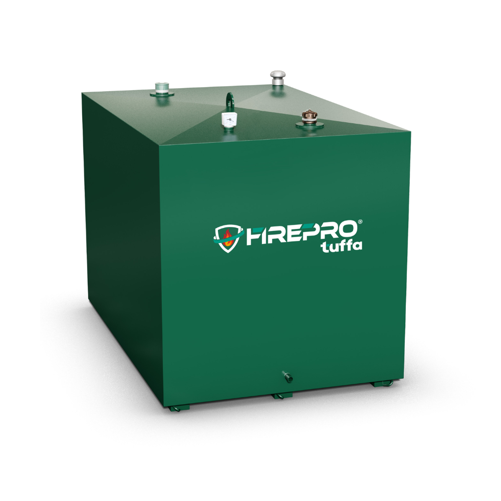 2300 Litre Fire Protected Steel Bunded Oil Tank - Tuffa Tanks