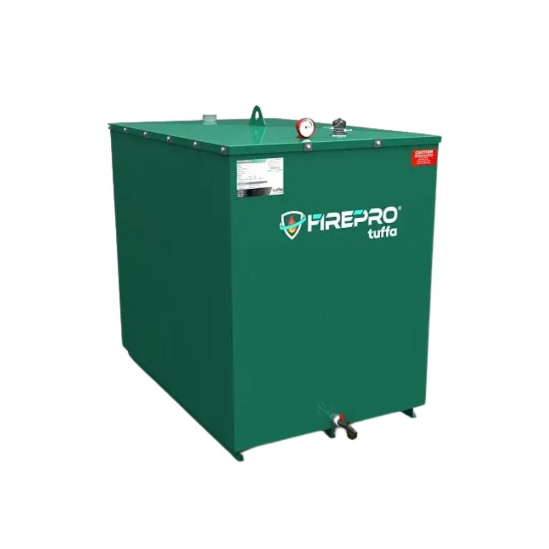 2300 Litre Fire Protected Steel Bunded Oil Tank - Tuffa Tanks