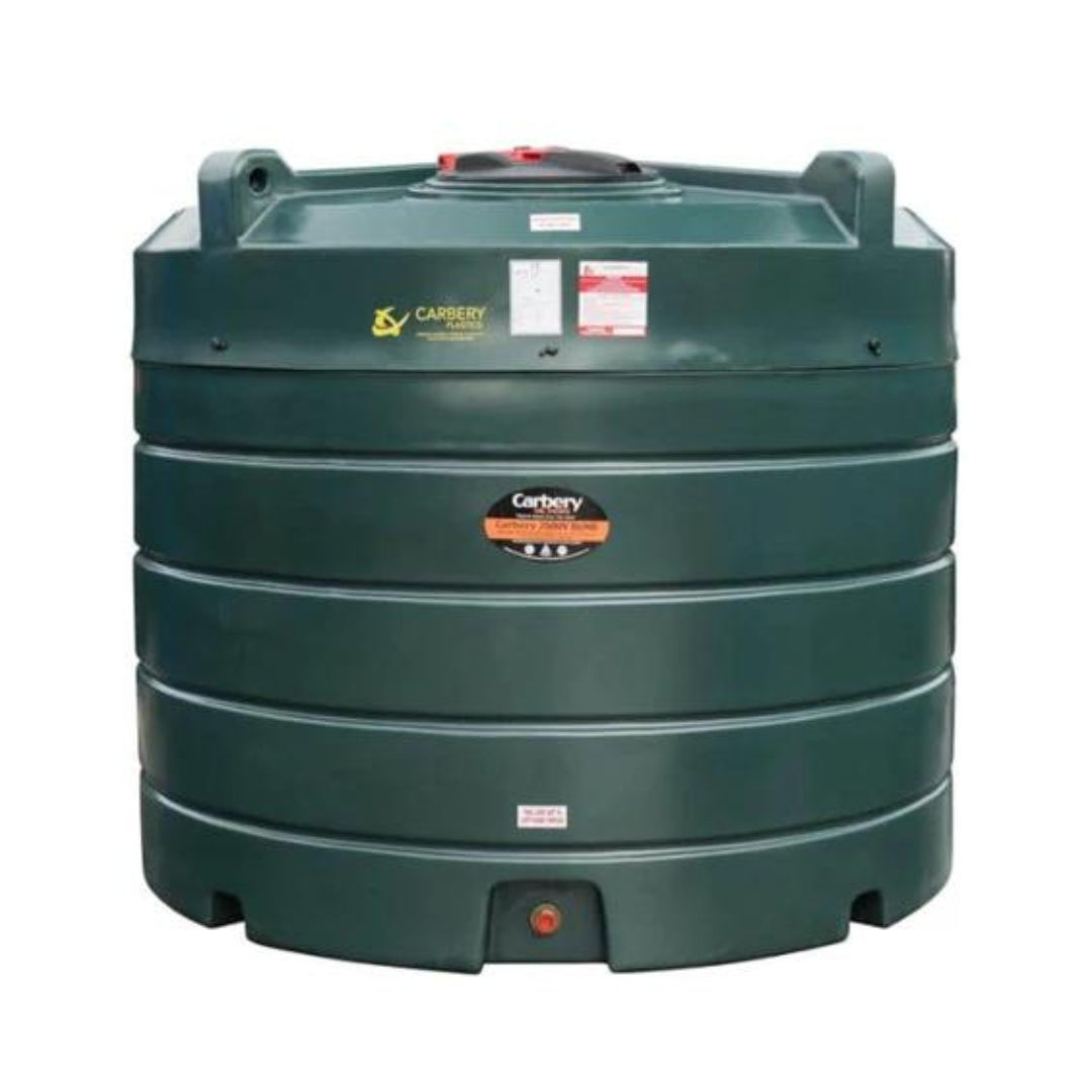 2500 Litre Vertical Bunded Oil Tank - Carbery