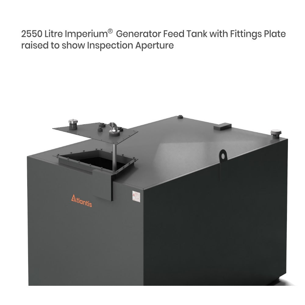 2550 Litre Steel Bunded Imperium® Generator Feed Tank - view 4