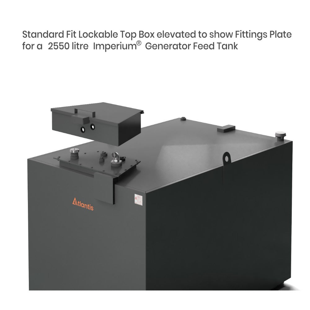 2550 Litre Steel Bunded Imperium® Generator Feed Tank - view 2