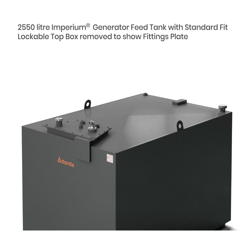 2550 Litre Steel Bunded Imperium® Generator Feed Tank - view 3