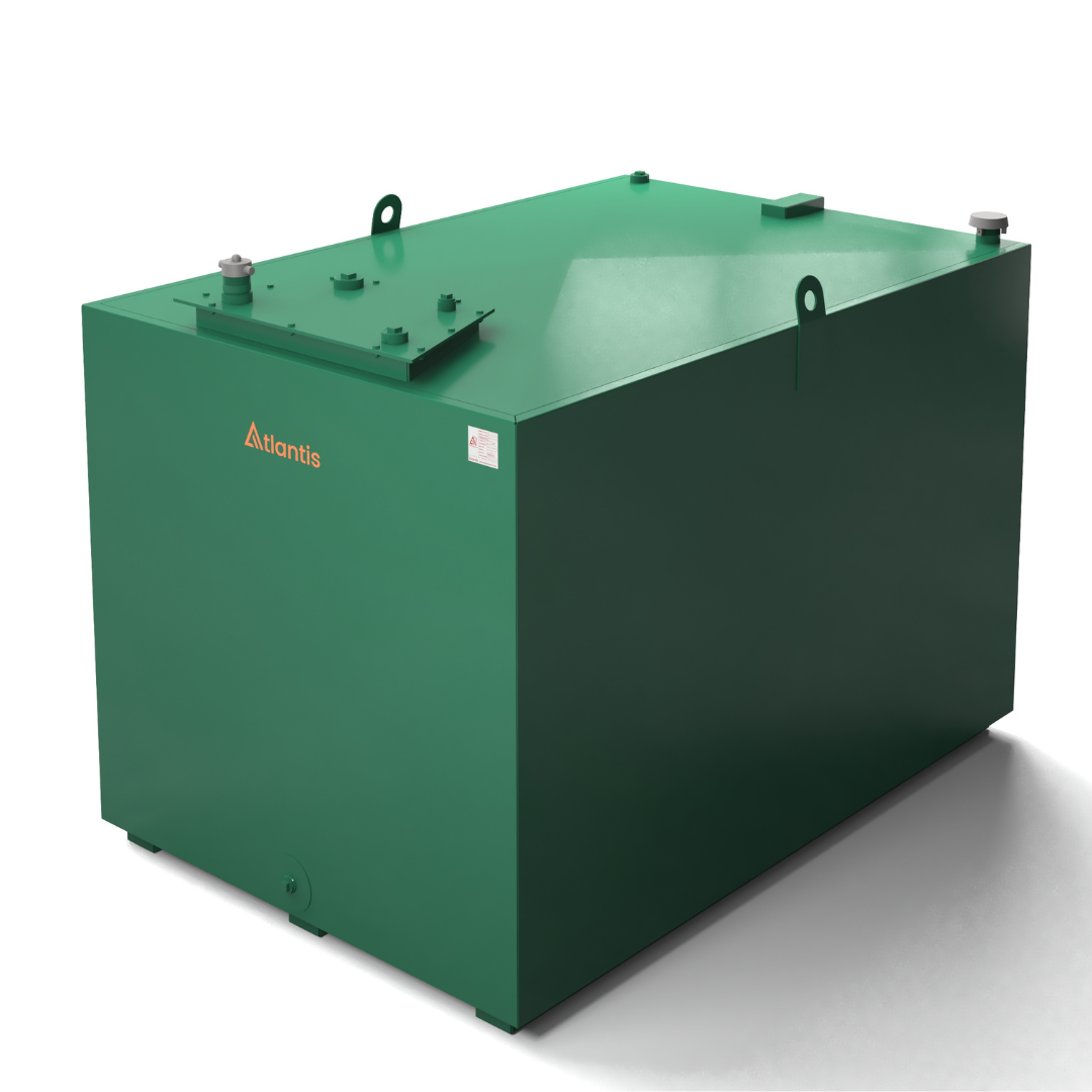 2700 Litre Steel Bunded Oil Tank - Atlantis