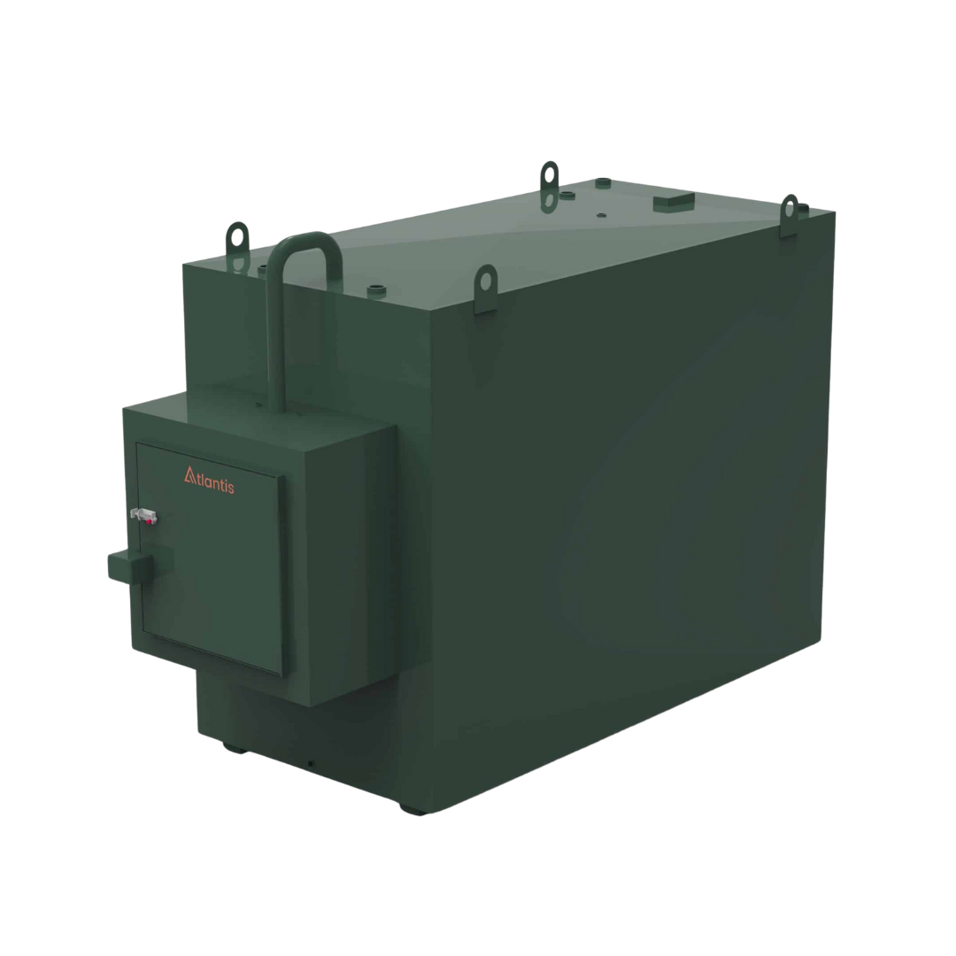 4500 Litre Steel Bunded Oil Tank c/w Fill Point Cabinet - Atlantis ...