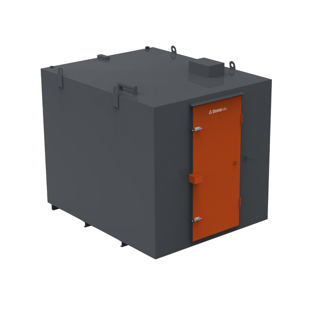 5000 Litre Steel Bunded Diesel Tank - Atlantis