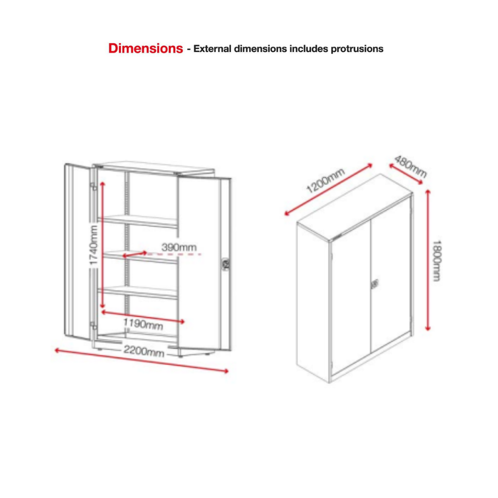 Hazardous Storage Cupboard - Armorgard Safestor HFC6