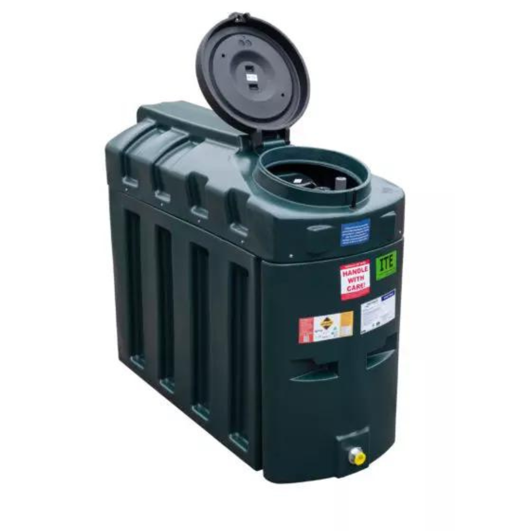 650 Litre Slimline Bunded Oil Tank - Harlequin