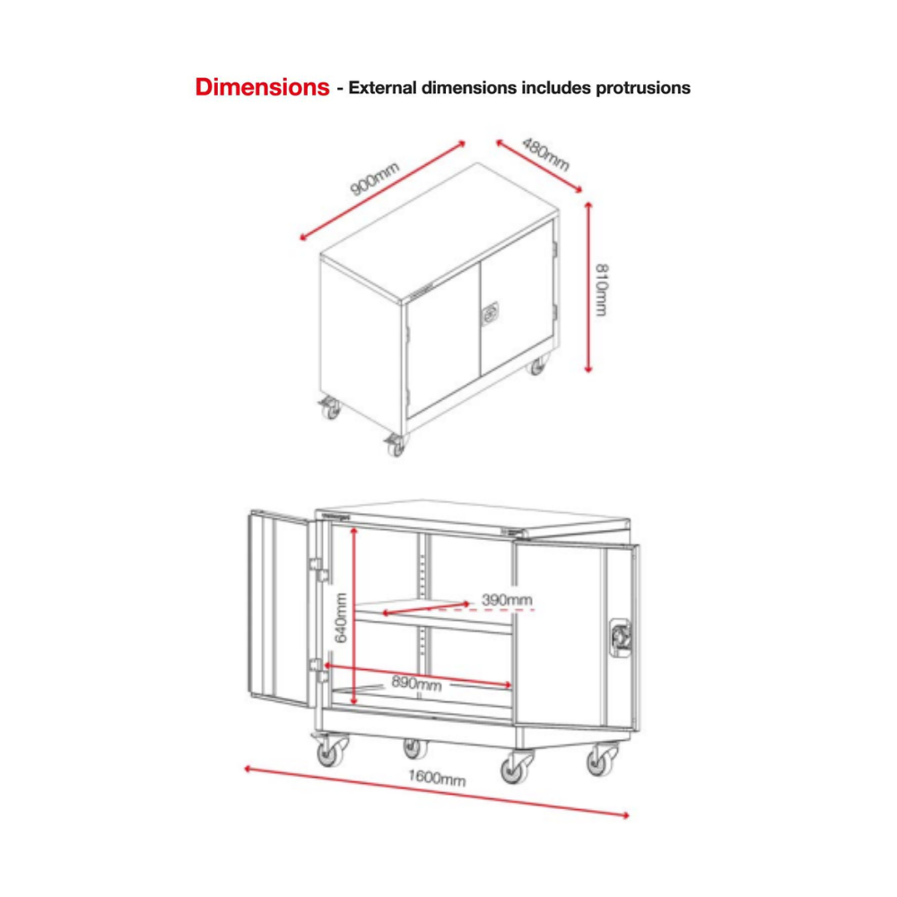 Hazardous Storage Cupboard - Armorgard Safestor HMC1