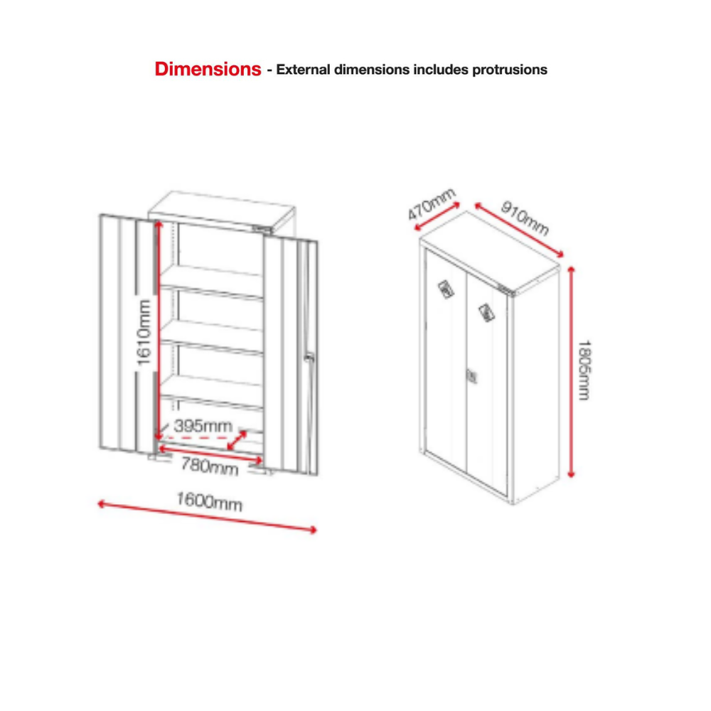 Hazardous Storage Cupboard - Armorgard Safestor HFC7