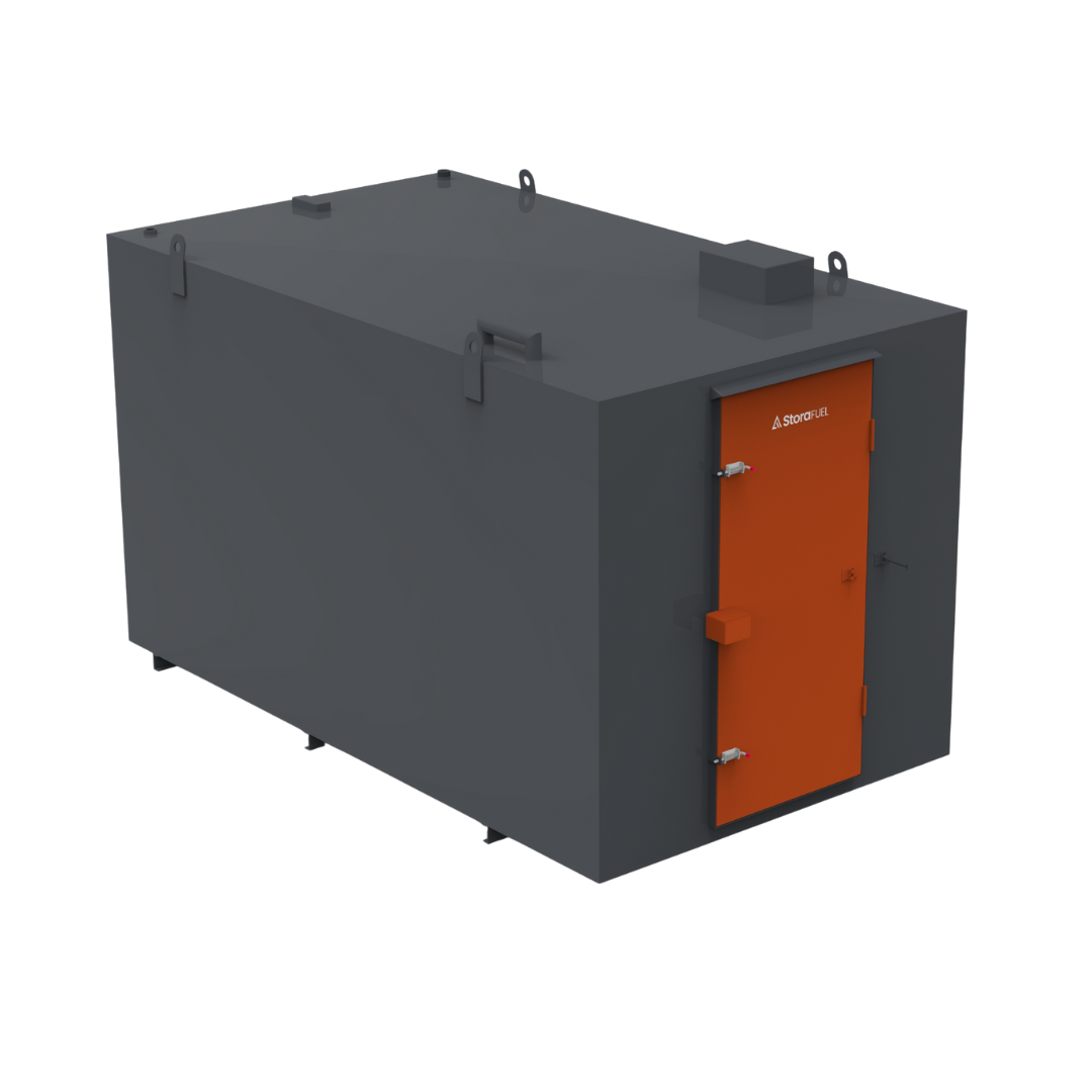 7500 Litre Steel Bunded Diesel Tank - Atlantis