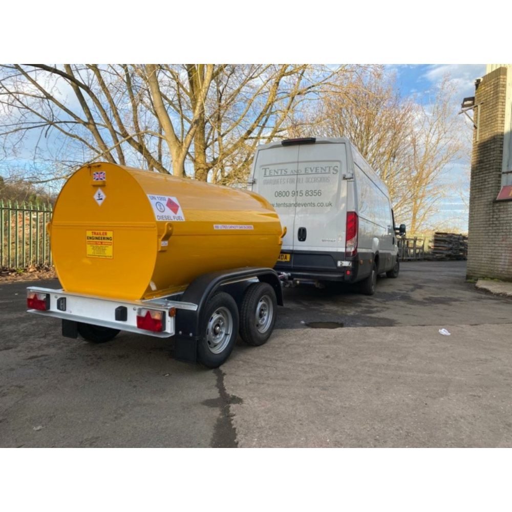 950 Litre UN Approved Bunded Diesel Twin Axle Road-Legal Highway Bowser