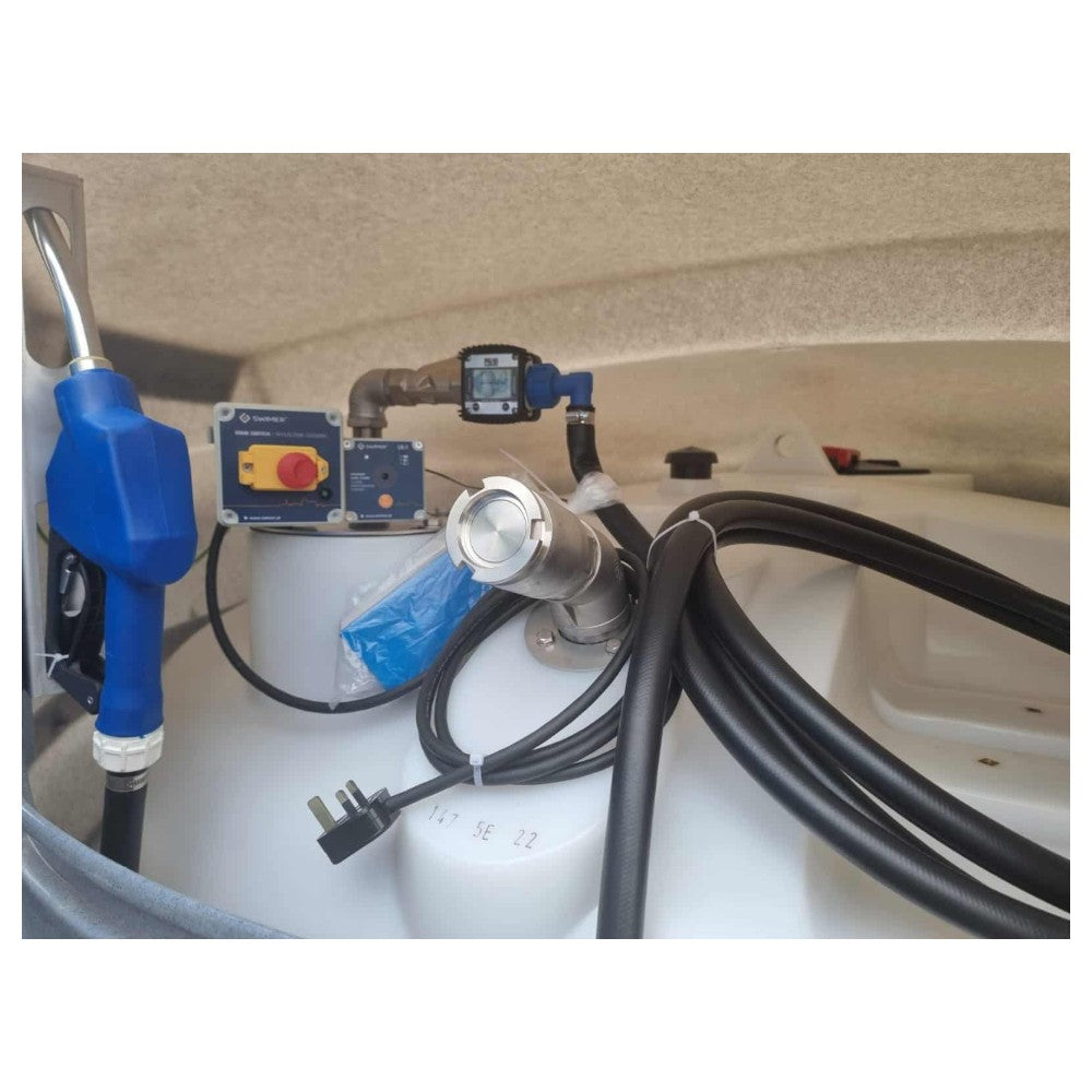 5000 Litre Plastic Bunded AdBlue® Dispensing Tank with 230v Pump - view 2