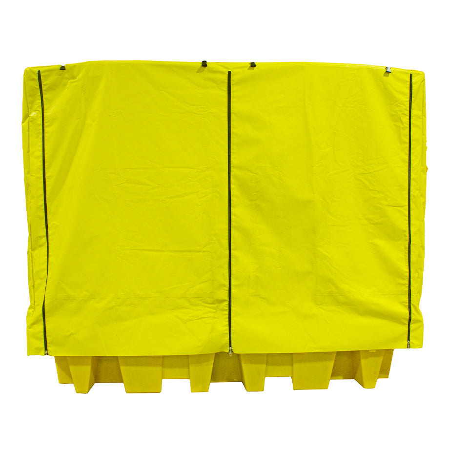 Covered Double IBC Spill Pallet - 1140 Litre Sump