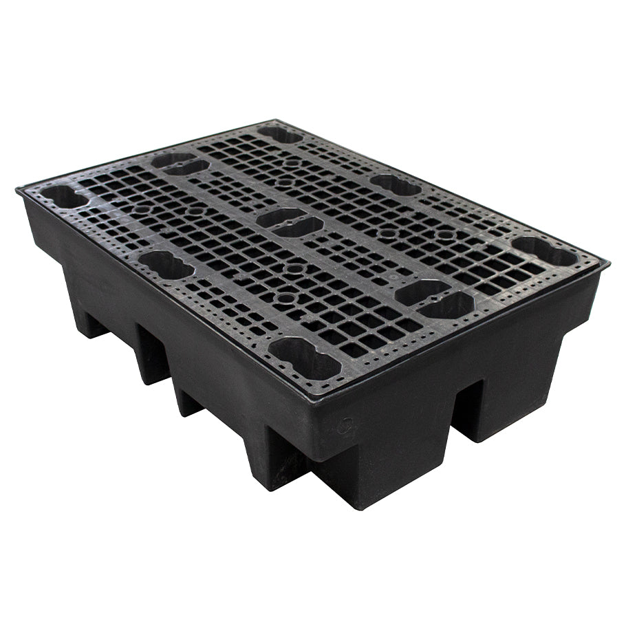 Recycled Spill Pallet (For 2 x 205ltr Drums)