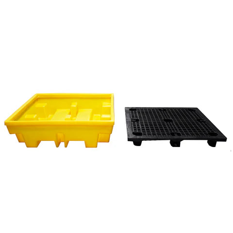 Spill Pallet With High Capacity Sump (For 4 x 205ltr Drums)- BP4