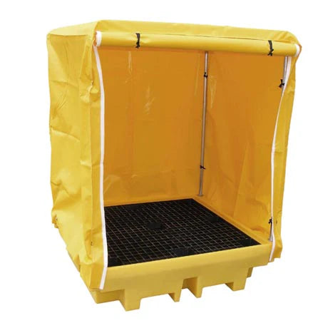 Covered Spill Pallet (For 4 x 205ltr Drums)