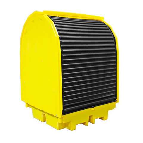 Hard Covered Spill Pallet (For 4 x 205 Litre Drums)