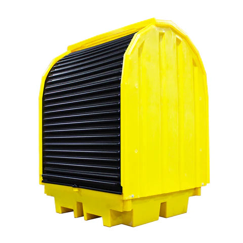 Hard Covered Spill Pallet (For 4 x 205 Litre Drums)