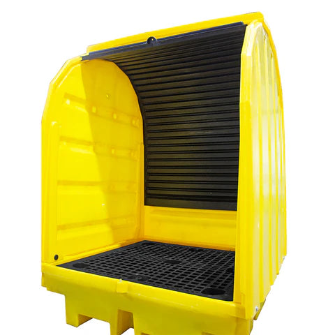 Hard Covered Spill Pallet (For 4 x 205 Litre Drums)