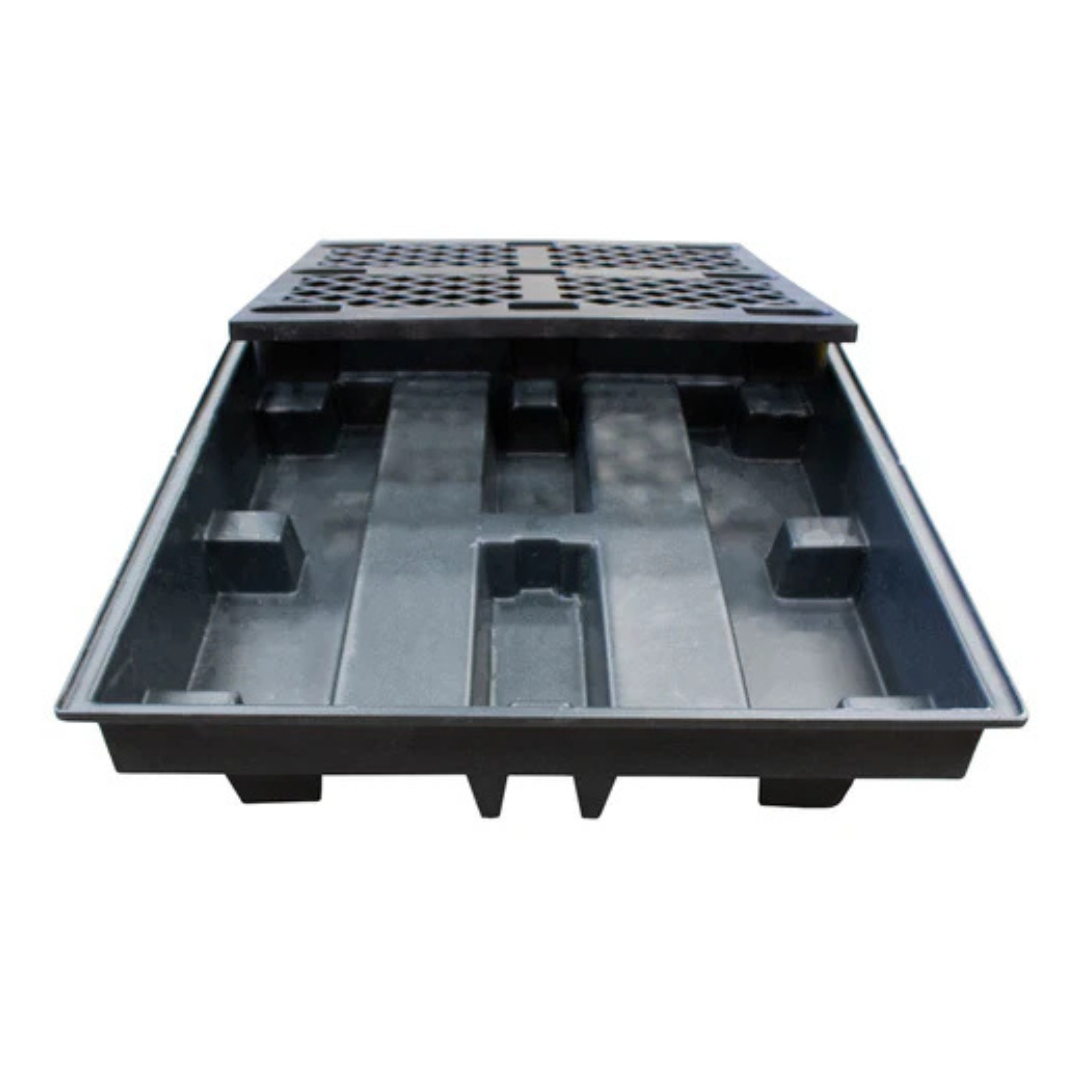 Recycled Spill Pallet For 2 x 205ltr Drums