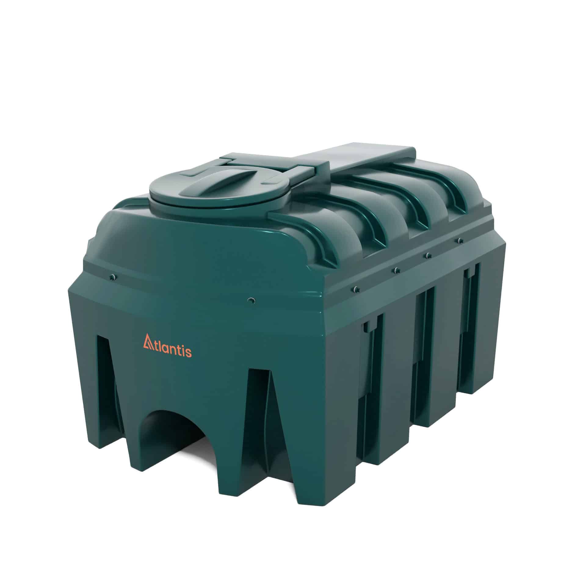 1300 Litre Low Profile Bunded Oil Tank - Atlantis