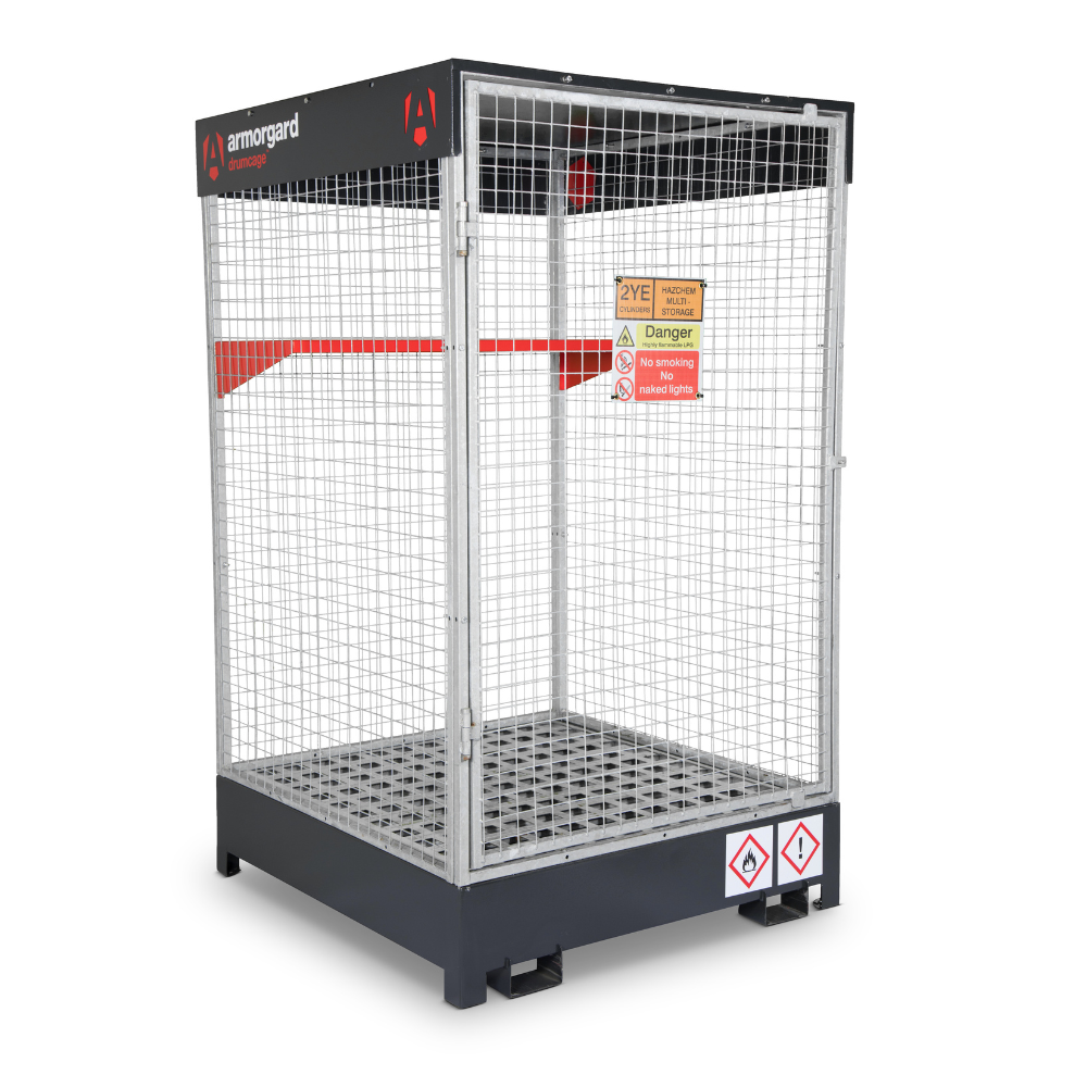 4 x 205L Drum Storage - Armorgard Drumcage DRC4