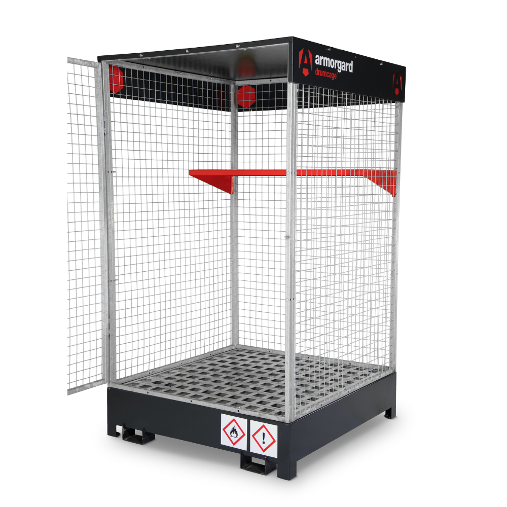 4 x 205L Drum Storage - Armorgard Drumcage DRC4