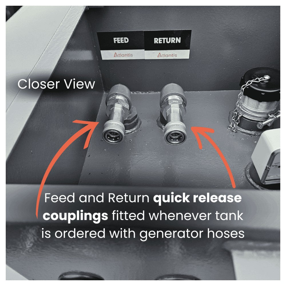2550 Litre Steel Bunded Imperium® Generator Feed Tank - view 6