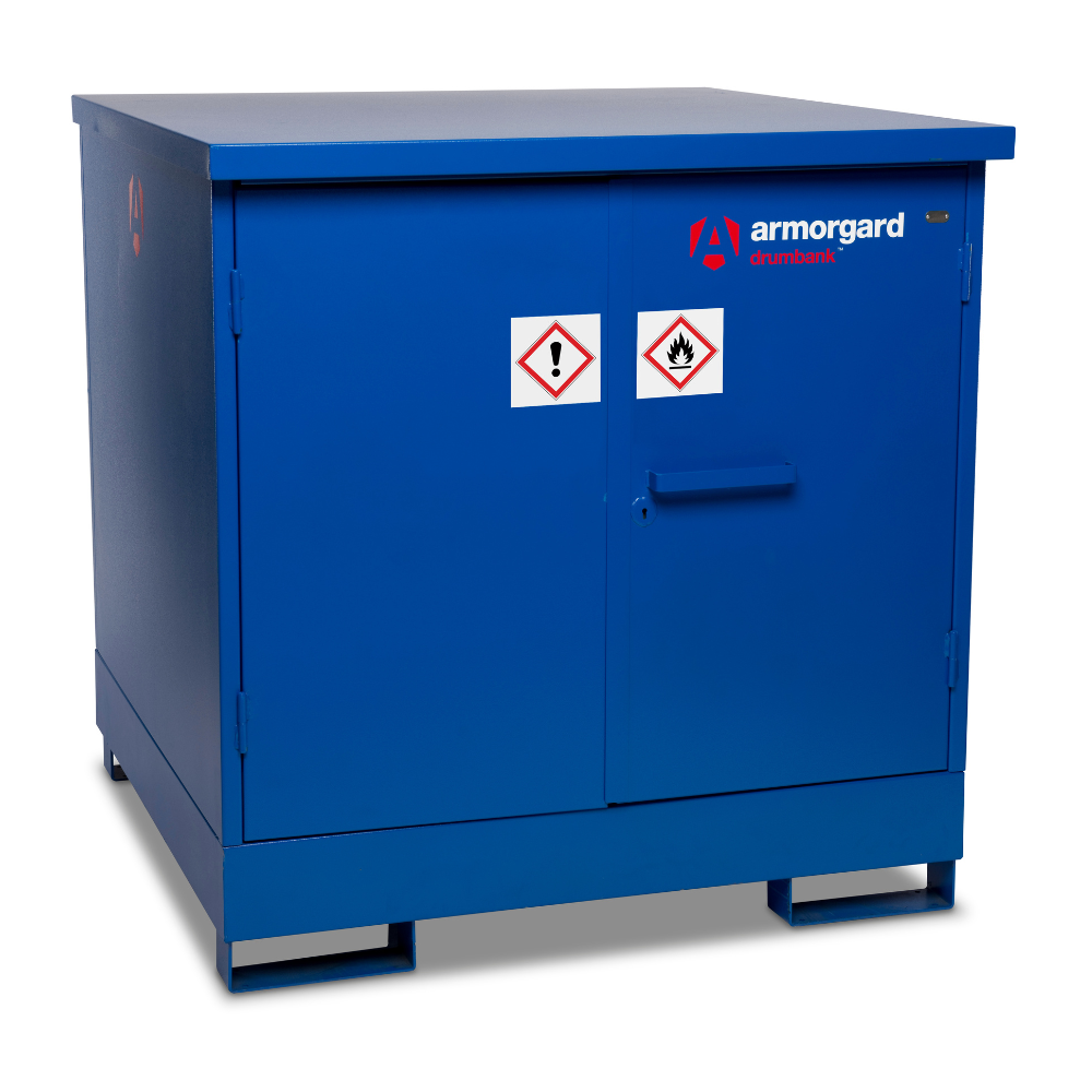 4 x 205 Litre Drum Storage - Armorgard DrumBank DB4