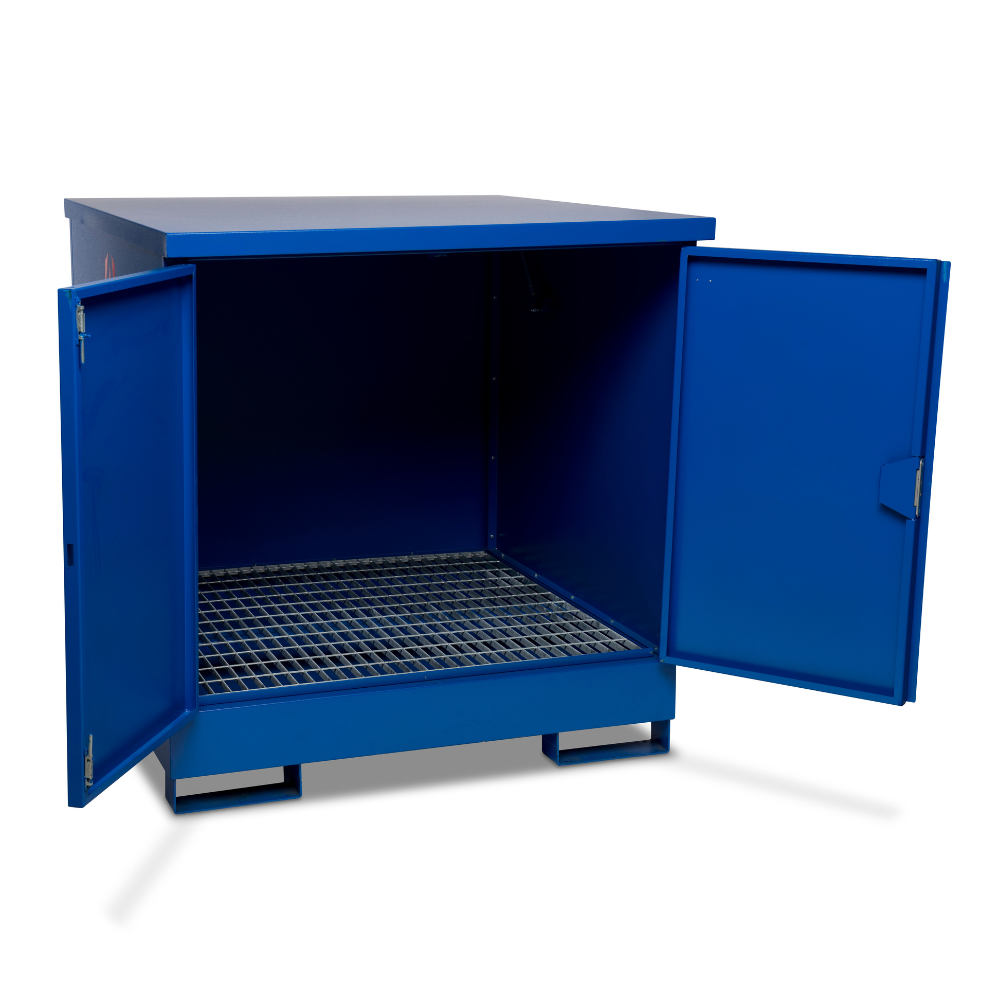 4 x 205 Litre Drum Storage - Armorgard DrumBank DB4