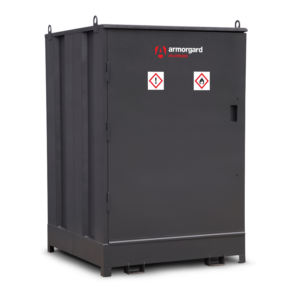 4 x 205 Litre Drum Storage - Armorgard DrumBank DB4S