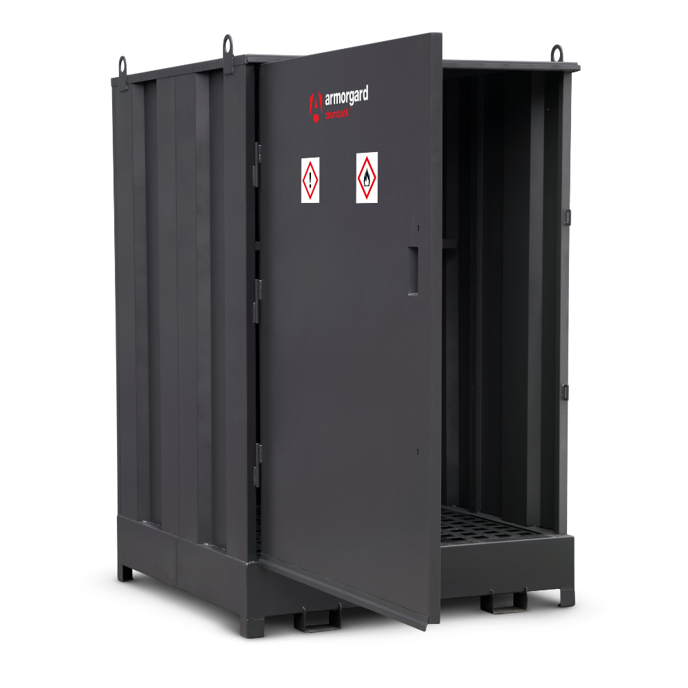 4 x 205 Litre Drum Storage - Armorgard DrumBank DB4S