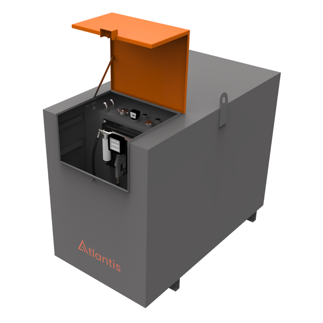 1350 Litre Steel Bunded Diesel Tank - Atlantis