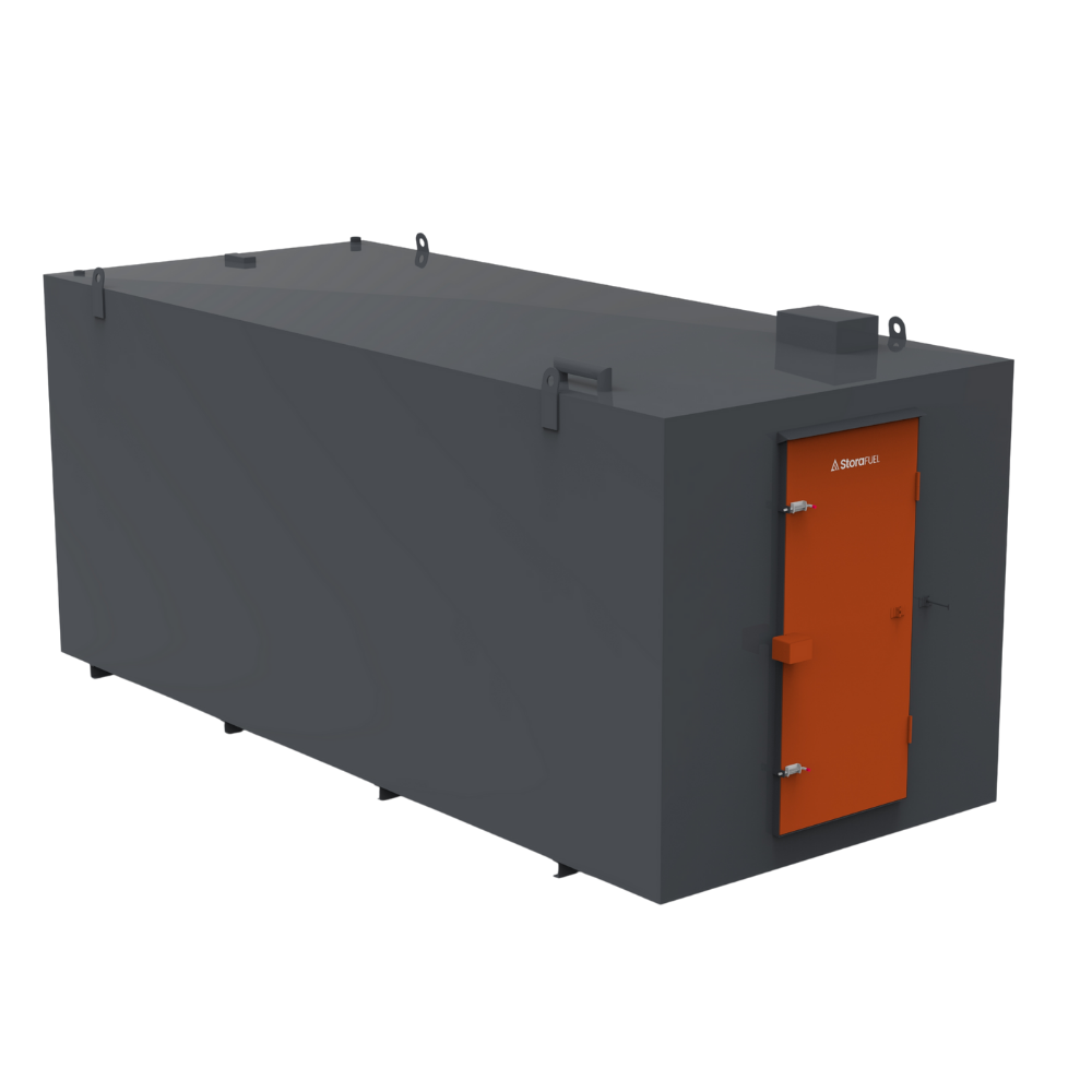 15,000 Litre Steel Bunded Diesel Tank - Atlantis