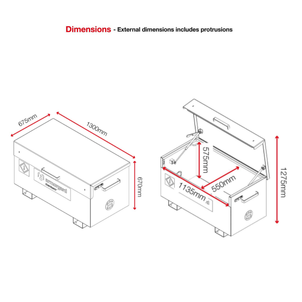 Chemical Storage Site Box - Armorgard Chembank CB2
