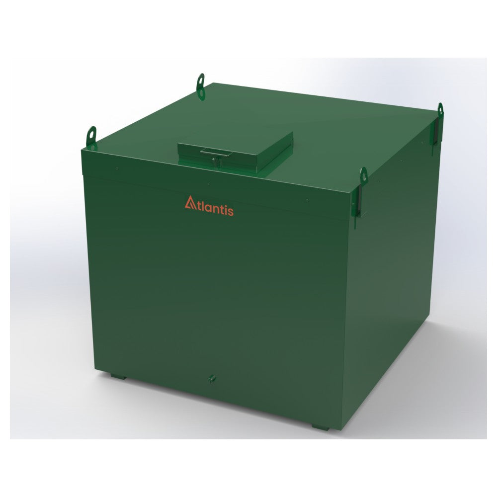 1800 Litre Triple Skinned Steel Bunded Oil Tank - 60 Minute Fire Protection